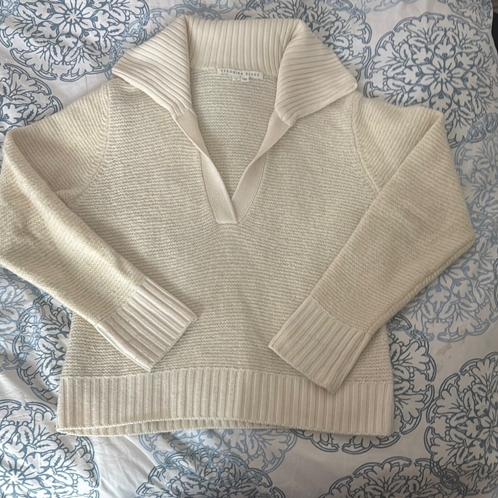 Veronica Beard Women's Cream Sweater